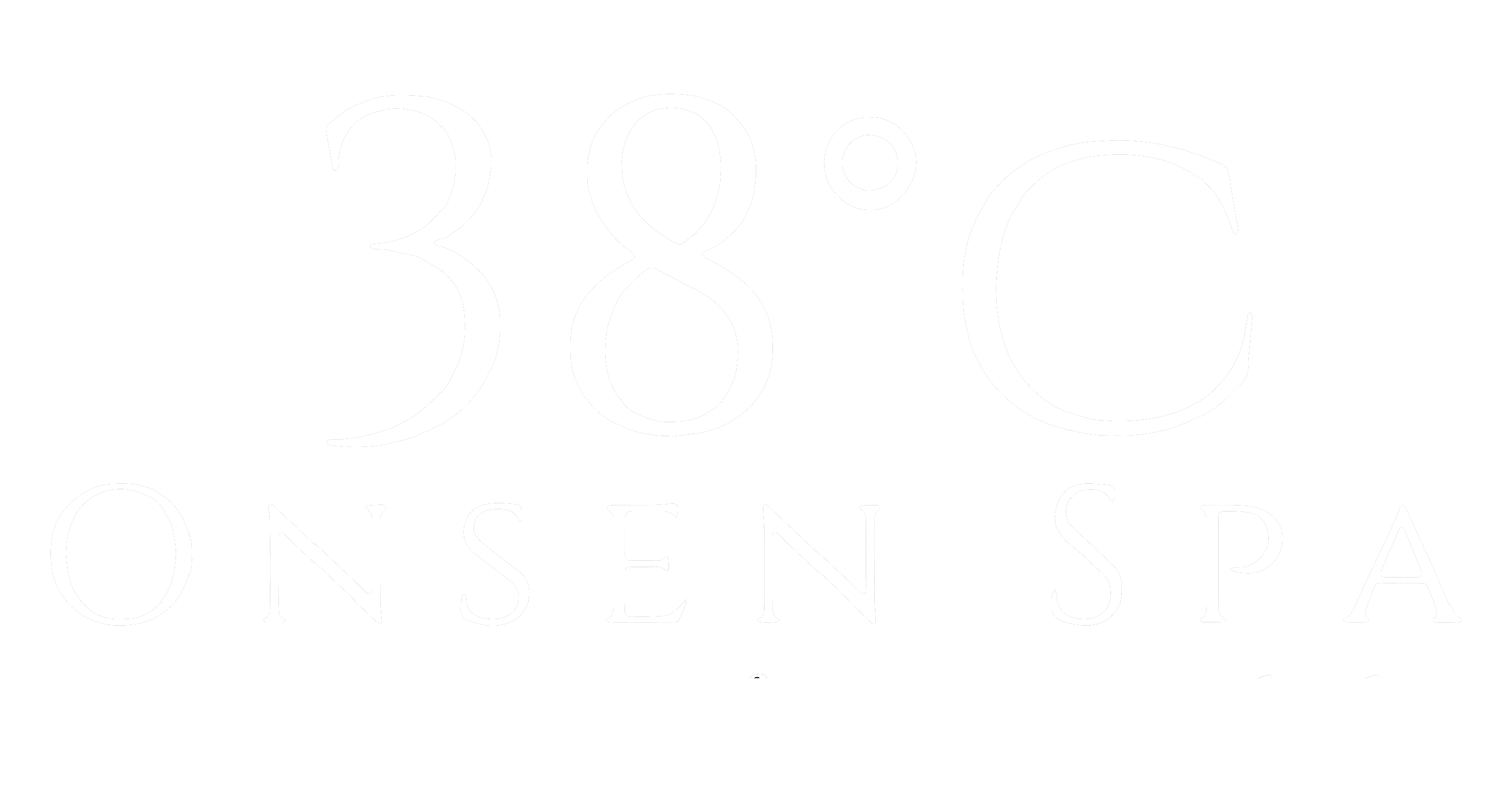 white 38 onsen logo